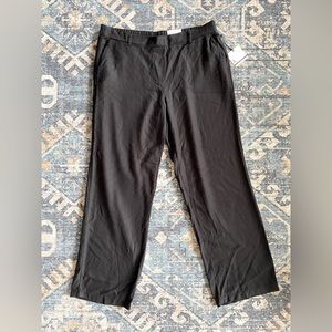 Jules & Leopold NWT black wide leg linen pants- Size L